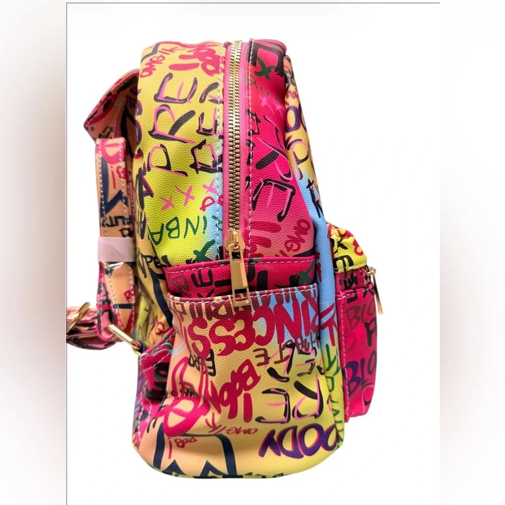 Calessa Colorful Graffiti Backpack